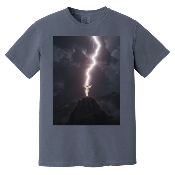 Christ the Redeemer  Heavyweight Garment-Dyed T-Shirt