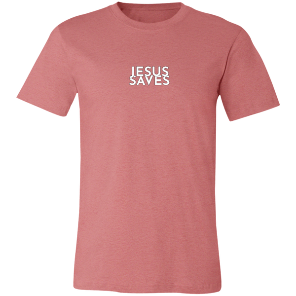 Jesus Saves Unisex Jersey Short-Sleeve T-Shirt