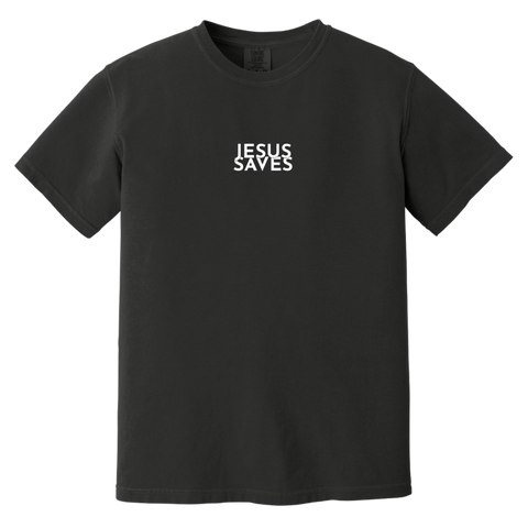 Jesus Saves Heavyweight Garment-Dyed T-Shirt