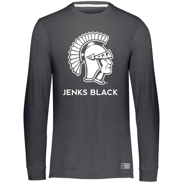Jenks Black Adult Essential Dri-Power Long Sleeve Tee