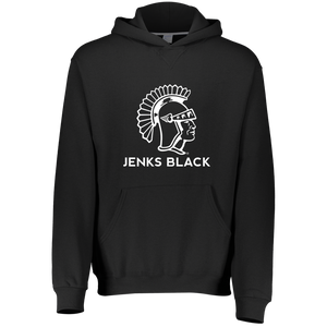 Jenks Black Youth Dri-Power Fleece Hoodie