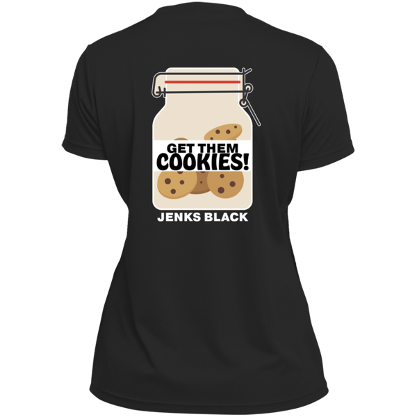 Cookies Ladies’ Moisture-Wicking V-Neck Tee