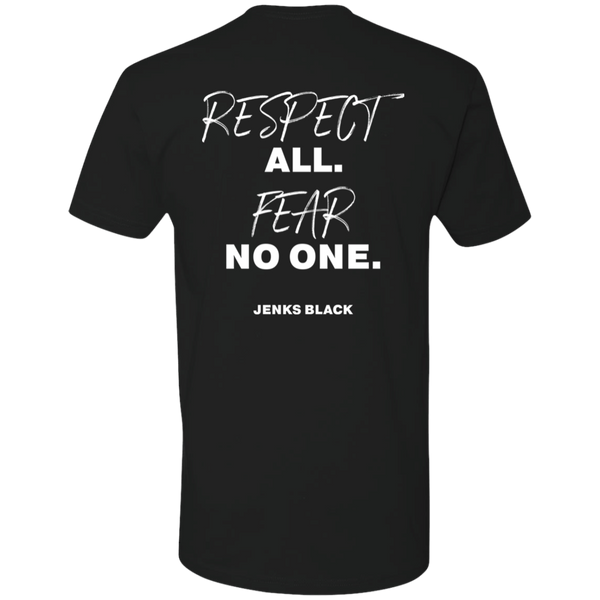Jenks Black Respect Premium Short Sleeve T-Shirt
