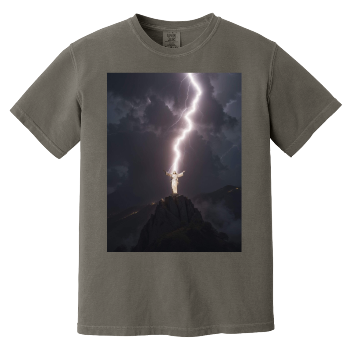 Christ the Redeemer  Heavyweight Garment-Dyed T-Shirt