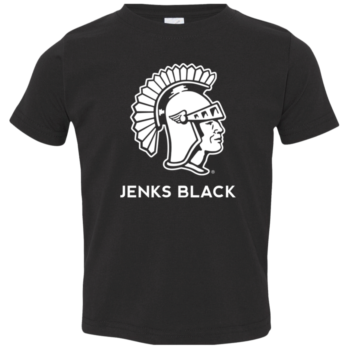 Jenks Black Toddler Jersey T-Shirt