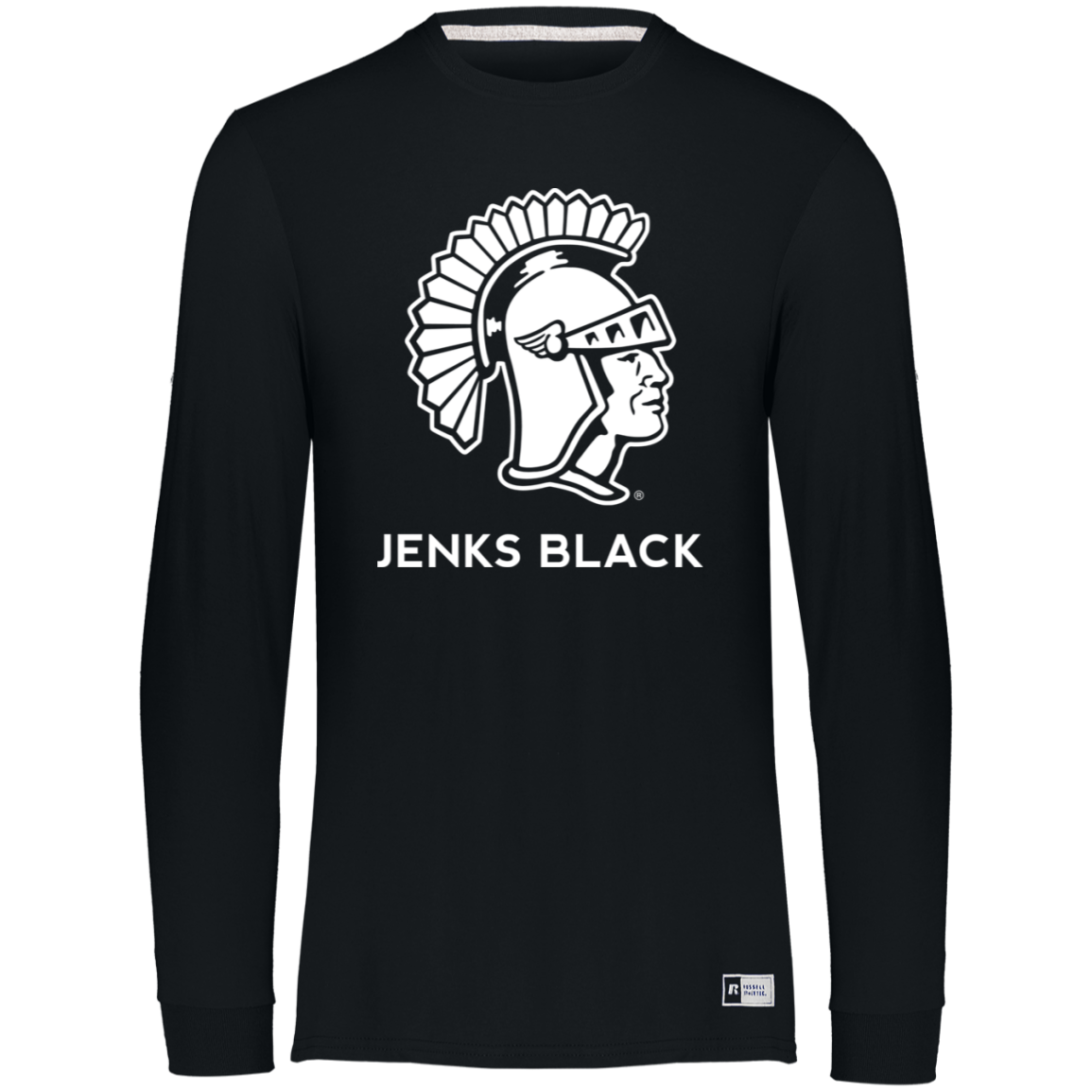 Jenks Black Adult Essential Dri-Power Long Sleeve Tee
