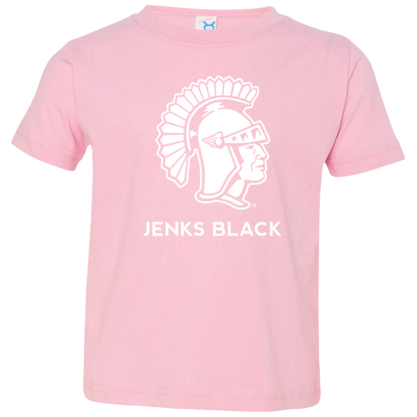 Jenks Black Toddler Jersey T-Shirt